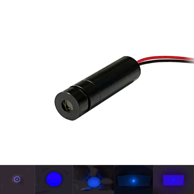 450nm 80mW Blue Laser Diode Module Raster Pattern Laser Module Patterns Optional - Click Image to Close